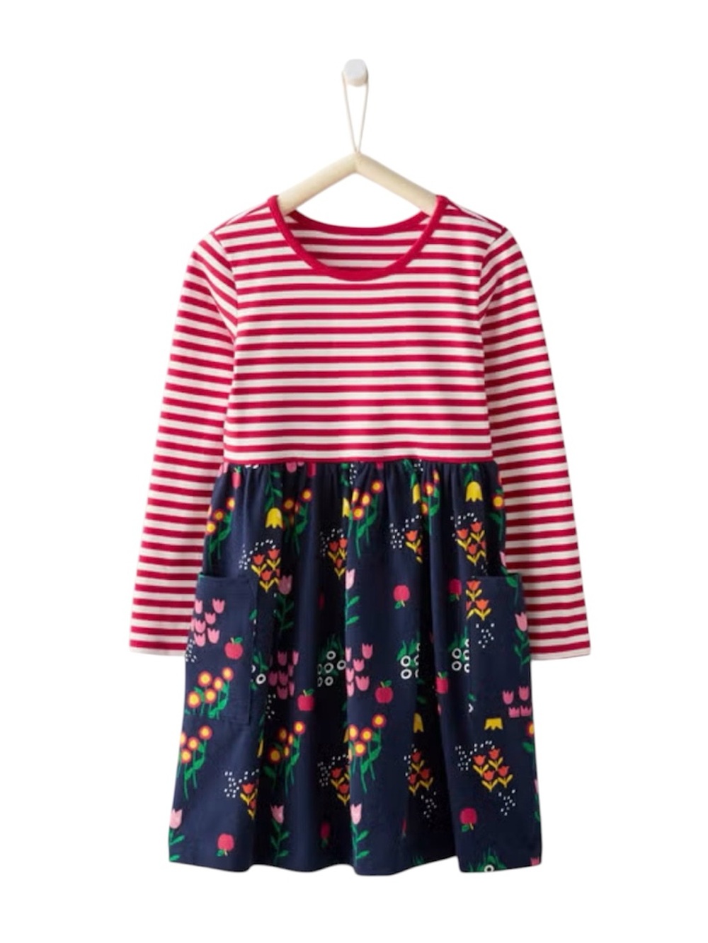 Hanna Andersson Red And Blue Mixie Playdress